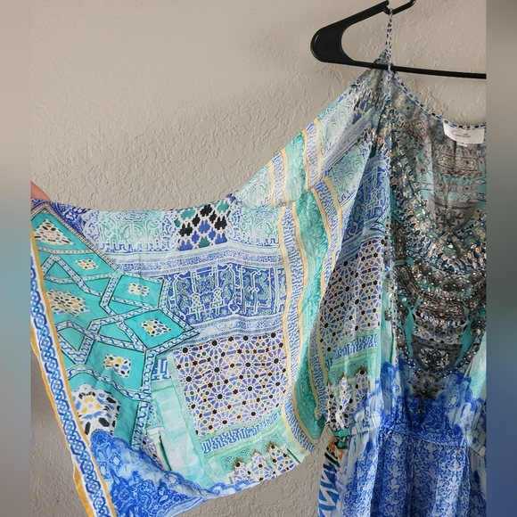 Camilla Drop Shoulder Silk Playsuit Jumpsuit Romper - Picture 5 of 8